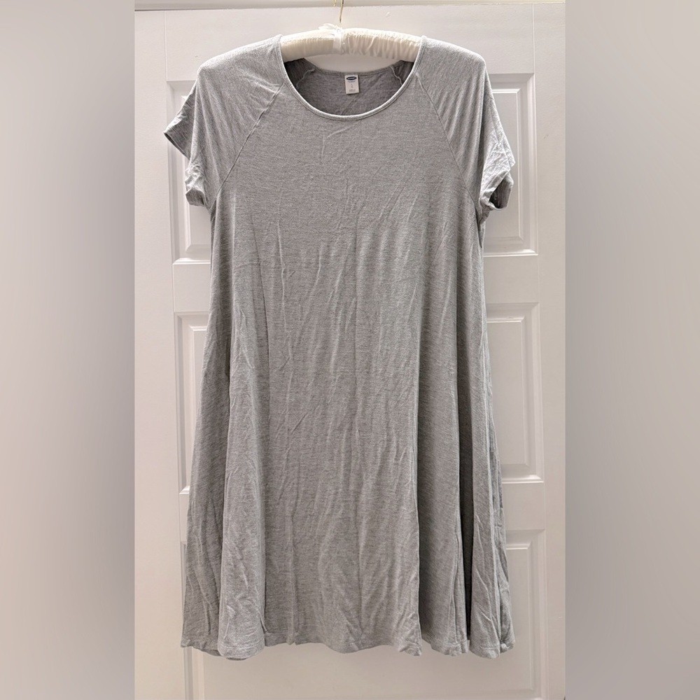 Old Navy Gray Tshirt Dress, sz lg